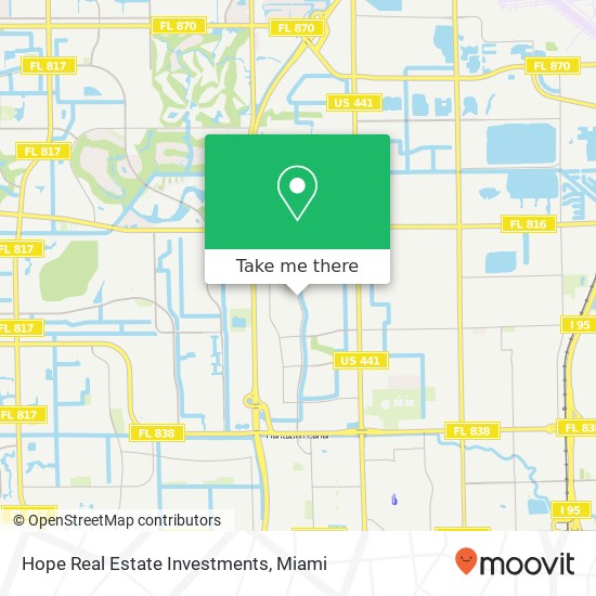 Hope Real Estate Investments map