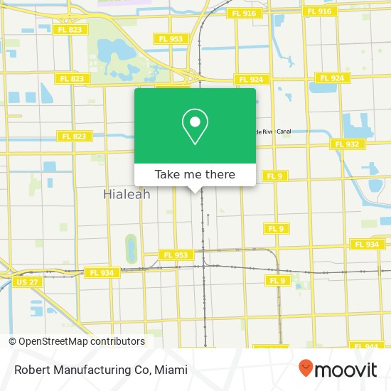 Mapa de Robert Manufacturing Co