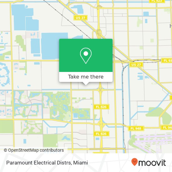 Mapa de Paramount Electrical Distrs