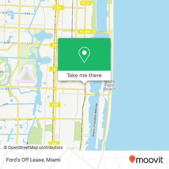 Ford's Off Lease map