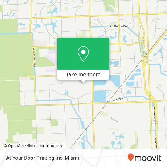 At Your Door Printing Inc map