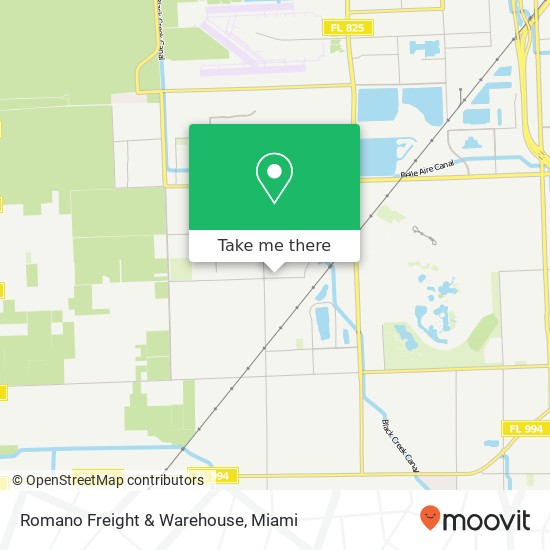 Mapa de Romano Freight & Warehouse