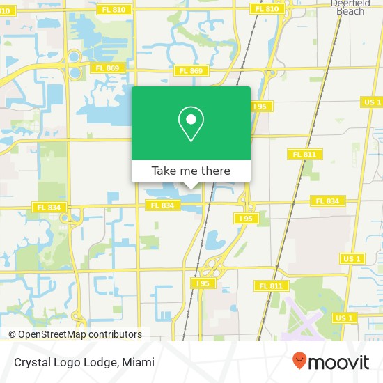 Crystal Logo Lodge map