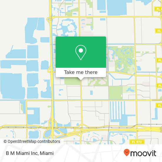 B M Miami Inc map