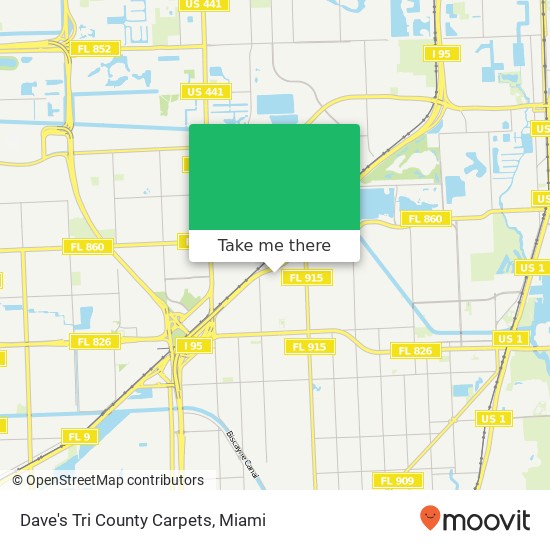 Mapa de Dave's Tri County Carpets