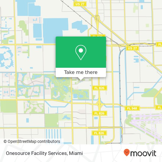Mapa de Onesource Facility Services