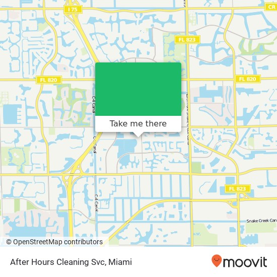 After Hours Cleaning Svc map