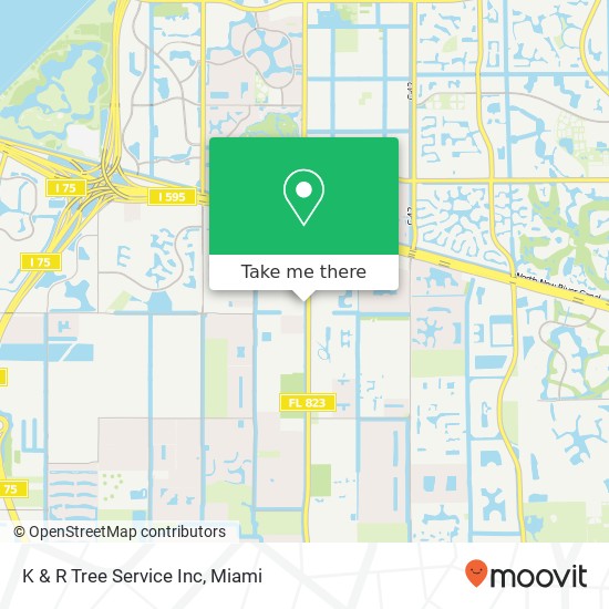 K & R Tree Service Inc map