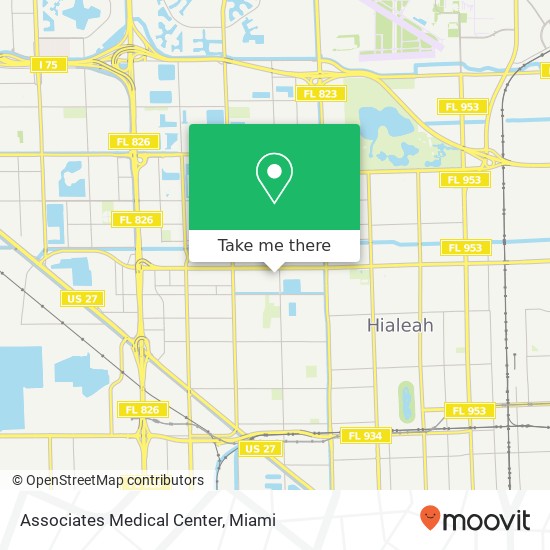 Mapa de Associates Medical Center