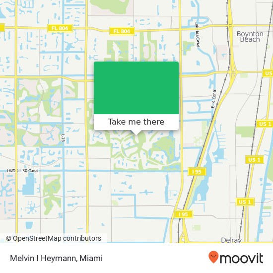 Mapa de Melvin I Heymann