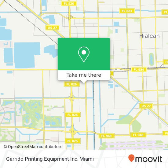 Mapa de Garrido Printing Equipment Inc