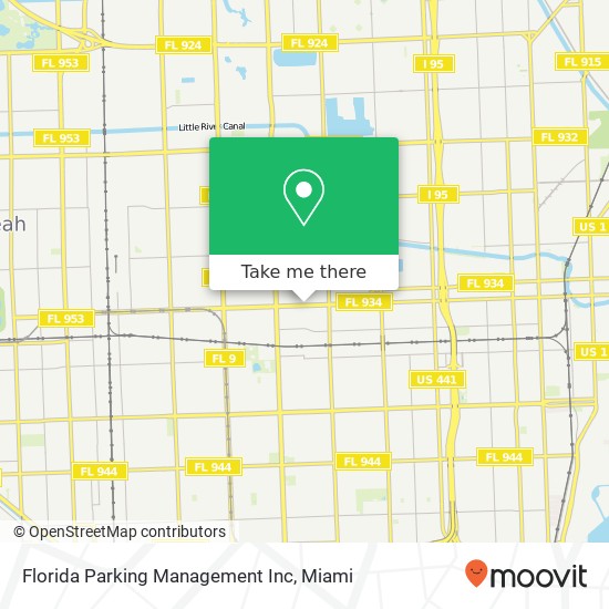 Mapa de Florida Parking Management Inc