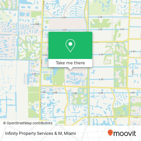 Mapa de Infinity Property Services & M