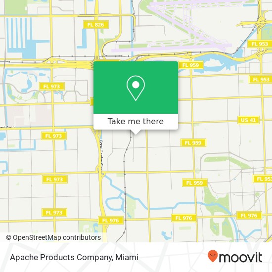 Mapa de Apache Products Company