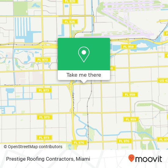 Mapa de Prestige Roofing Contractors