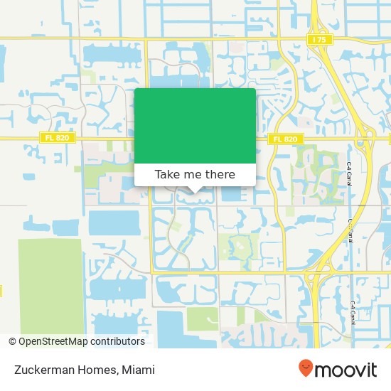 Mapa de Zuckerman Homes