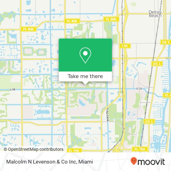 Malcolm N Levenson & Co Inc map