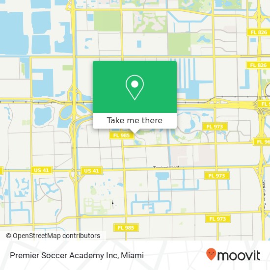 Mapa de Premier Soccer Academy Inc