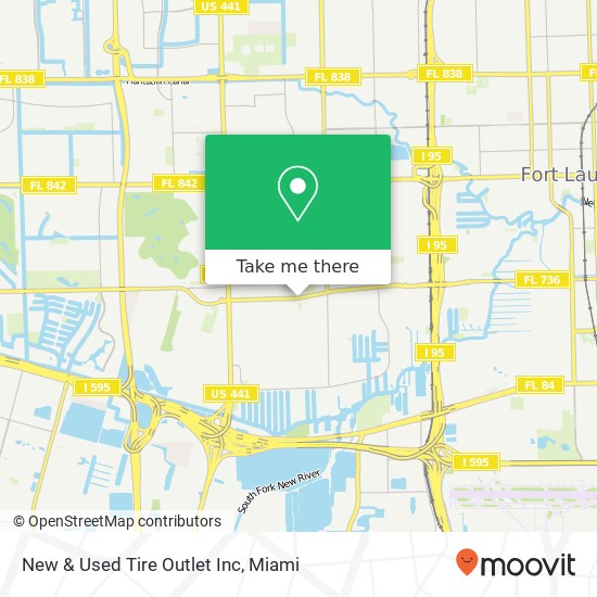 Mapa de New & Used Tire Outlet Inc