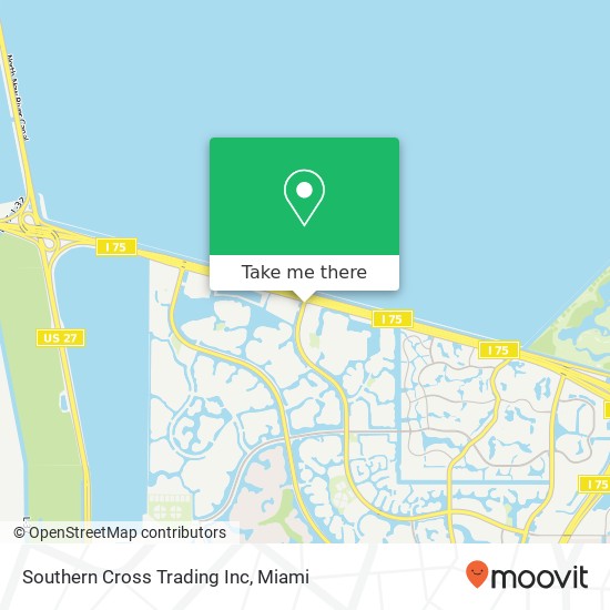 Mapa de Southern Cross Trading Inc