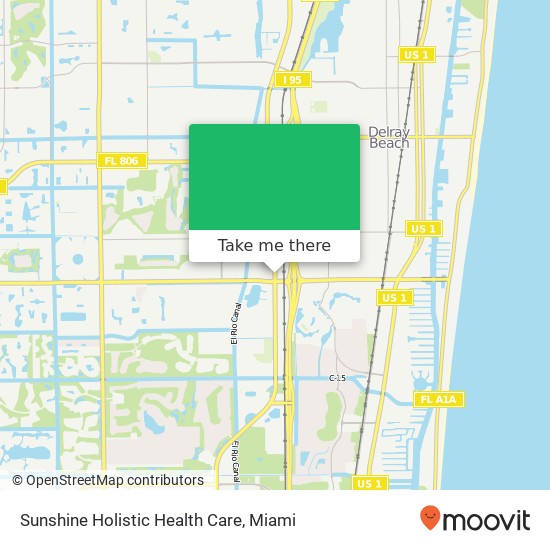 Sunshine Holistic Health Care map