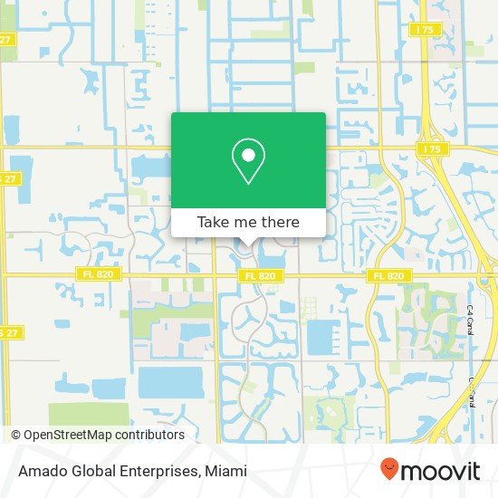 Amado Global Enterprises map
