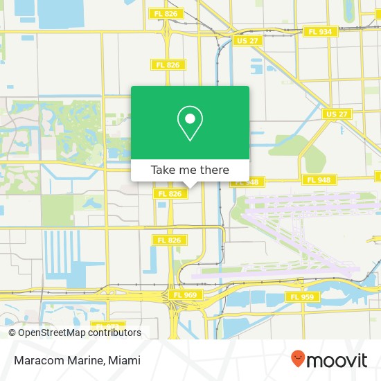 Maracom Marine map