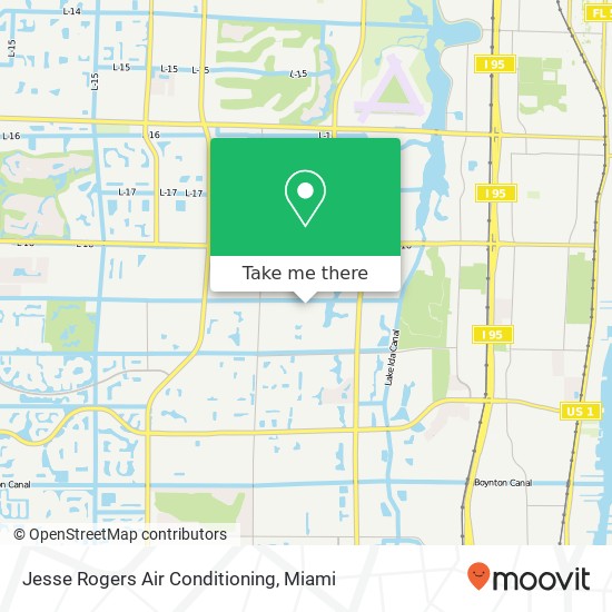 Jesse Rogers Air Conditioning map