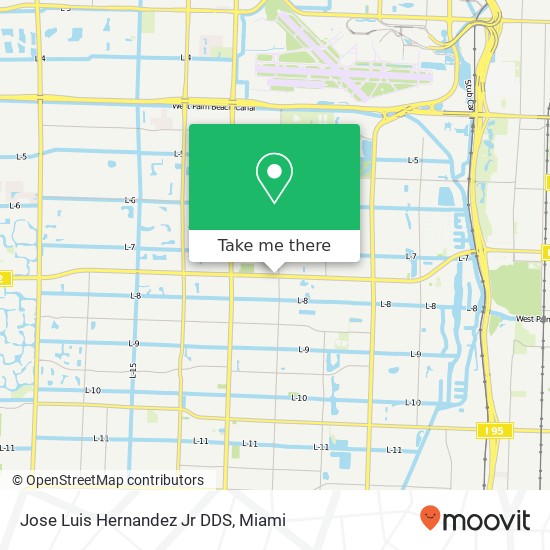 Jose Luis Hernandez Jr DDS map