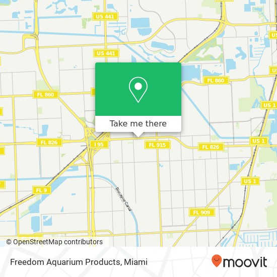 Freedom Aquarium Products map