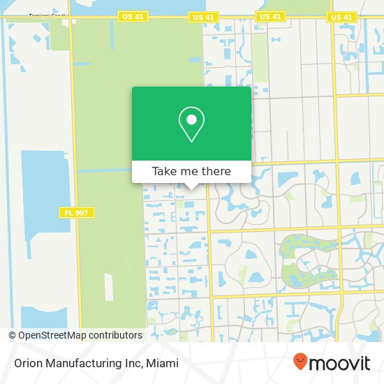 Mapa de Orion Manufacturing Inc