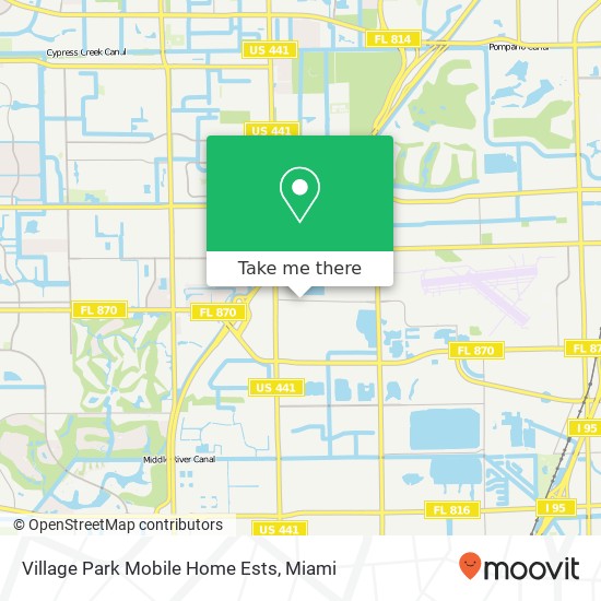 Mapa de Village Park Mobile Home Ests