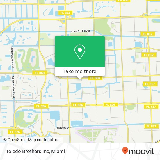 Mapa de Toledo Brothers Inc