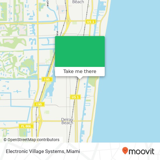 Electronic Village Systems map