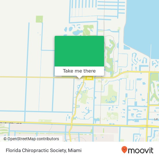 Mapa de Florida Chiropractic Society