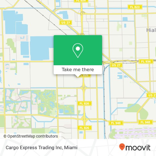 Cargo Express Trading Inc map