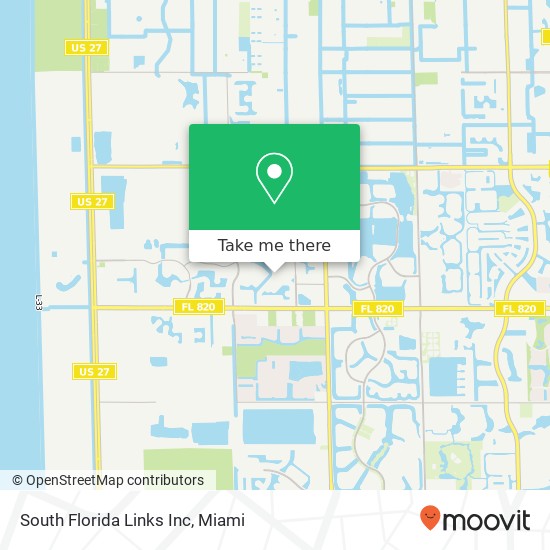 South Florida Links Inc map