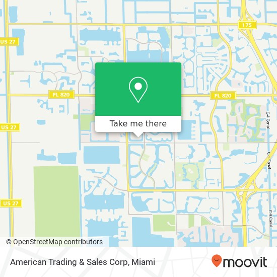 Mapa de American Trading & Sales Corp