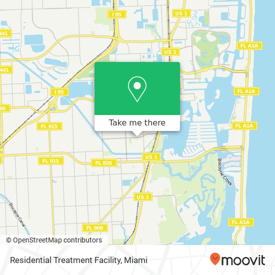 Residential Treatment Facility map