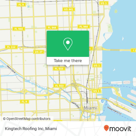 Kingtech Roofing Inc map