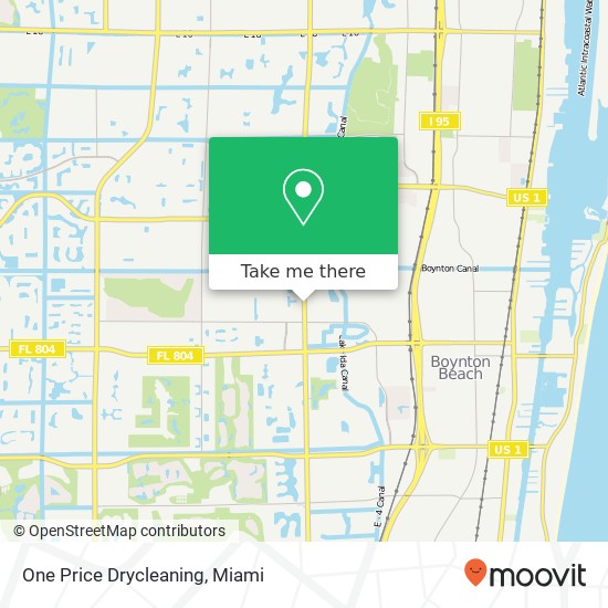 One Price Drycleaning map