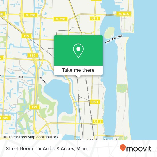 Street Boom Car Audio & Acces map