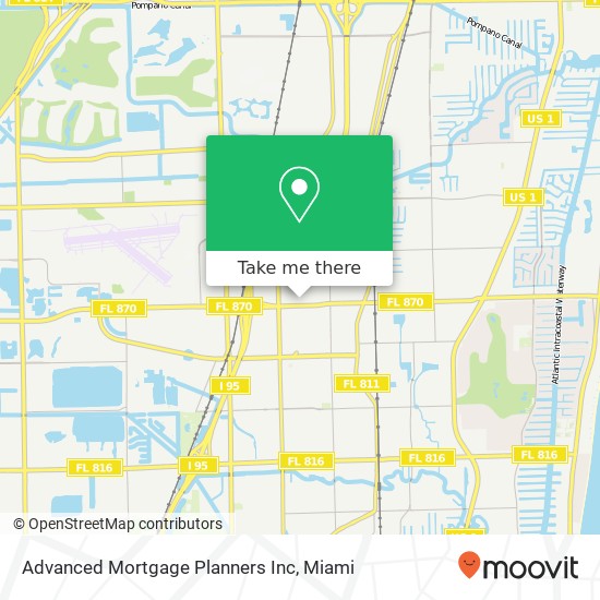 Advanced Mortgage Planners Inc map