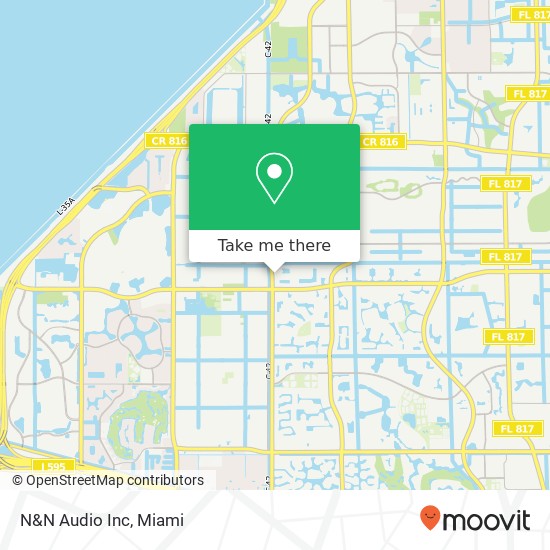 N&N Audio Inc map