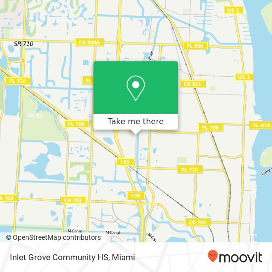 Mapa de Inlet Grove Community HS