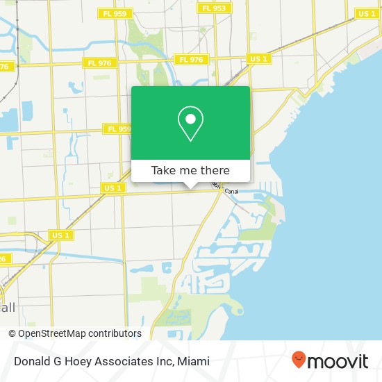 Donald G Hoey Associates Inc map