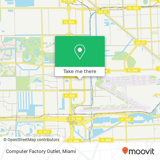 Computer Factory Outlet map