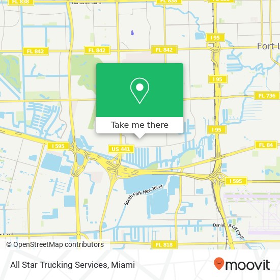 All Star Trucking Services map