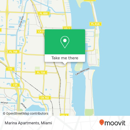 Marina Apartments map