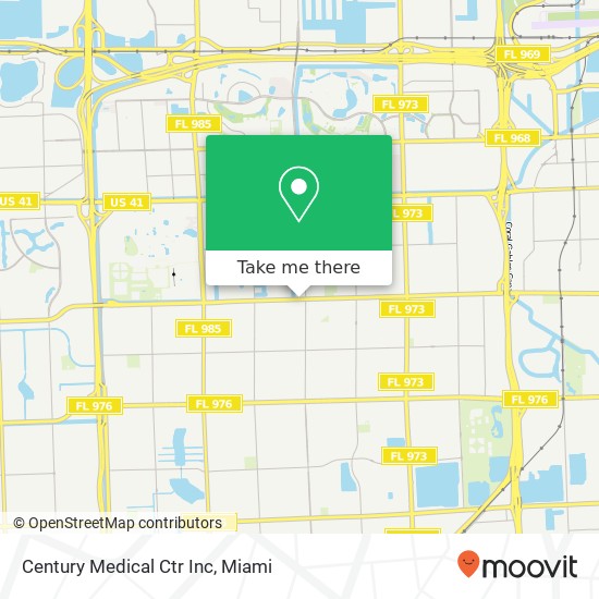 Century Medical Ctr Inc map